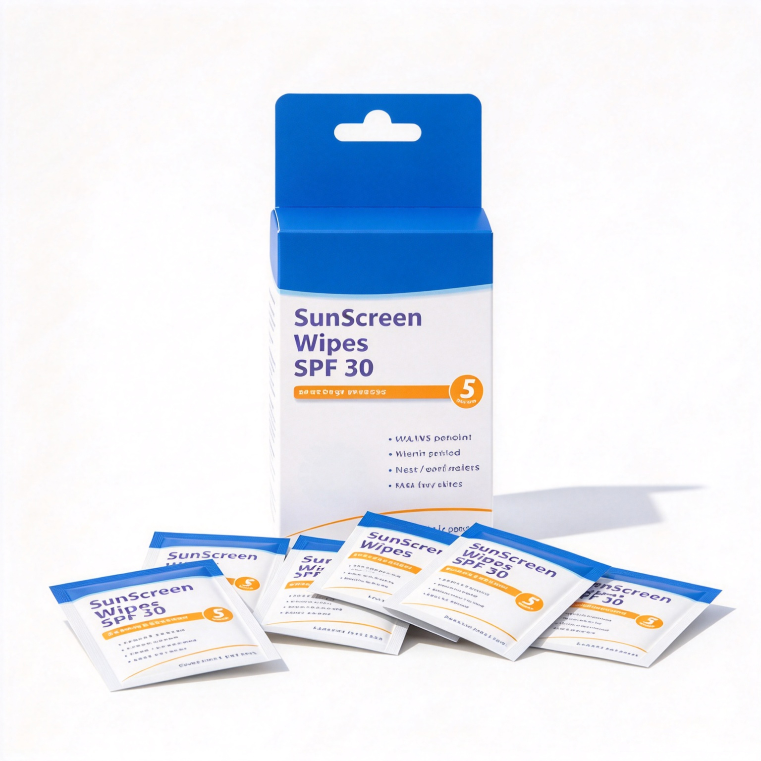 防晒湿巾 SPF30｜户外便携隔离防护